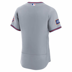 New York Mets Nike Road Sponsor Patch Authentic Jersey - MLB Jerseys