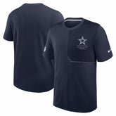 Dallas Cowboys Sideline UV Dri-FIT Coach Shirt | NFL US