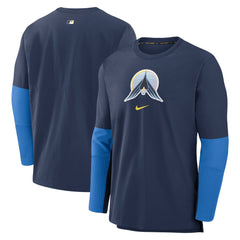 Minnesota Twins Nike Authentic Collection Player Dri-FIT Lightweight Pullover - MLB Pullover