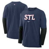 St. Louis Cardinals Nike Authentic Collection Player Dri-FIT Lightweight Pullover - MLB Pullover