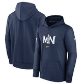 Minnesota Twins Nike 2024 City Connect Authentic Collection Practice Performance Pullover Hoodie - MLB Hoodies