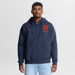Detroit Tigers Nike Primetime Lockup Full-Zip Hoodie - MLB Hoodies