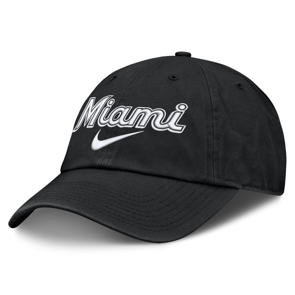 Miami Marlins Nike Primetime Club Adjustable Hat - MLB Hats