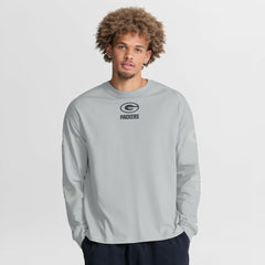Green Bay Packers Oversized Type Play Long Sleeve T-Shirt | NFL Hot