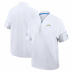 Los Angeles Chargers Sideline Short Sleeve Quarter-Zip Coach Jacket | NFL Hot