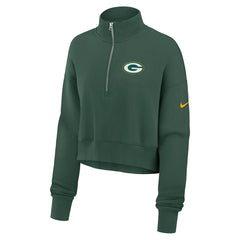 Green Bay Packers Women's Phoenix Fleece Quarter-Zip Sweatshirt | NFL Sale