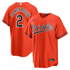 Gunnar Henderson Baltimore Orioles Nike Alternate 2 Replica Jersey - MLB Jerseys