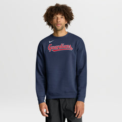 Cleveland Guardians Nike Primetime Wordmark Sweatshirt - MLB Sweatshirts