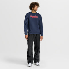 Cleveland Guardians Nike Primetime Wordmark Sweatshirt - MLB Sweatshirts