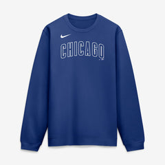 Chicago Cubs Nike Primetime Wordmark Sweatshirt - MLB Sweatshirts