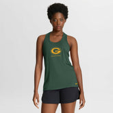 Green Bay Packers Women's Hurry Up Tri-Blend Dri-FIT Tank Top | NFL New