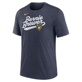 Milwaukee Brewers Nike Mascot Slide Tri-Blend T-Shirt - MLB T-shirts