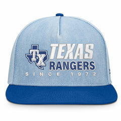 Texas Rangers Fanatics Twinbill Snapback Hat - MLB Hats