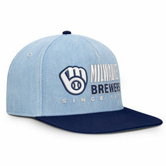 Milwaukee Brewers Fanatics Twinbill Snapback Hat - MLB Hats