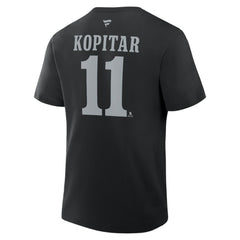 Anze Kopitar Los Angeles Kings Fanatics Authentic Stack Name & Number T-Shirt - NHL T-shirts