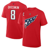 Alexander Ovechkin Washington Capitals Fanatics Authentic Stack Name & Number T-Shirt - NHL T-shirts