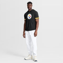 Pittsburgh Steelers Optimal Play Short Sleeve Hooded T-Shirt | NFL Discount