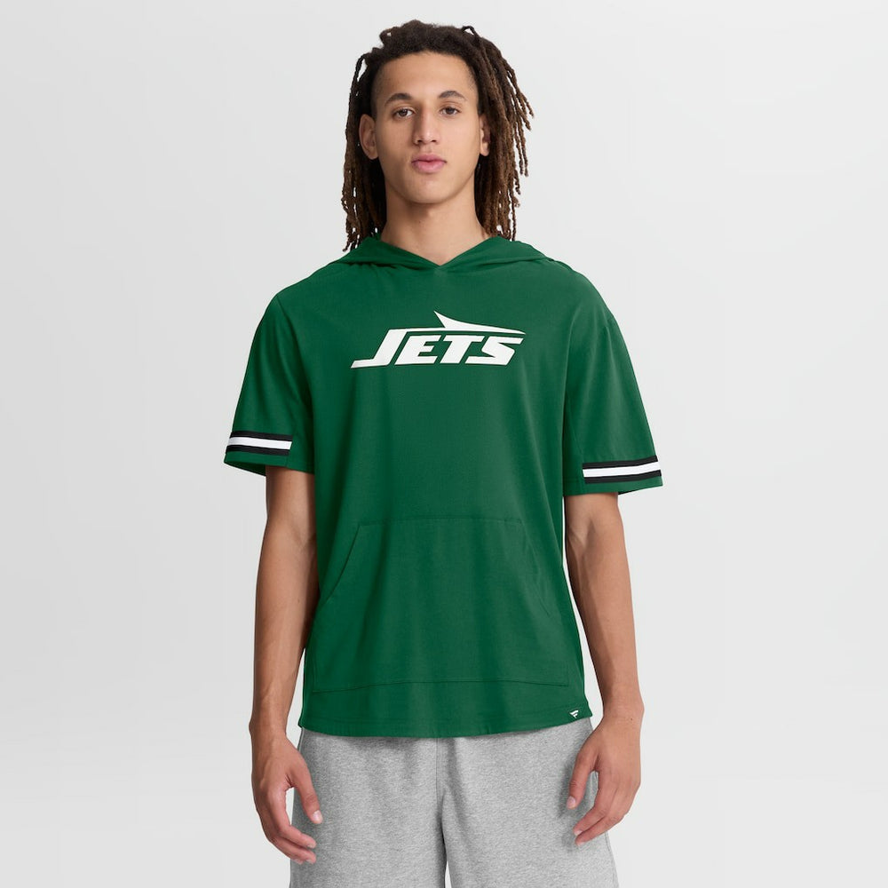 New York Jets Optimal Play Short Sleeve Hooded T-Shirt | NFL Discount