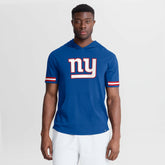 New York Giants Optimal Play Short Sleeve Hooded T-Shirt | NFL New