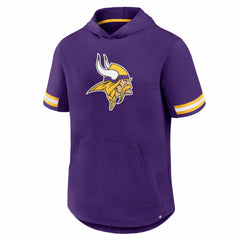 Minnesota Vikings Optimal Play Short Sleeve Hooded T-Shirt | NFL Hot