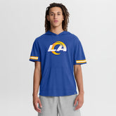Los Angeles Rams Optimal Play Short Sleeve Hooded T-Shirt | NFL Hot