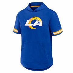 Los Angeles Rams Optimal Play Short Sleeve Hooded T-Shirt | NFL Hot