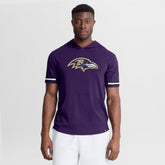 Baltimore Ravens Optimal Play Short Sleeve Hooded T-Shirt | NFL On sale