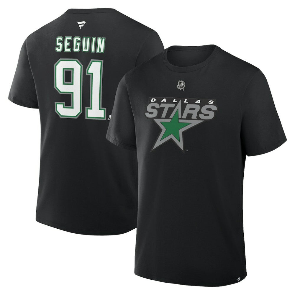 Tyler Seguin Dallas Stars Fanatics Authentic Stack Name & Number T-Shirt - NHL T-shirts
