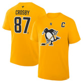 Sidney Crosby Pittsburgh Penguins Fanatics Authentic Stack Name & Number T-Shirt - NHL T-shirts