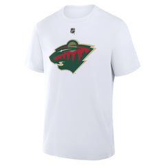 Kirill Kaprizov Minnesota Wild Fanatics Authentic Stack Name & Number T-Shirt - NHL T-shirts