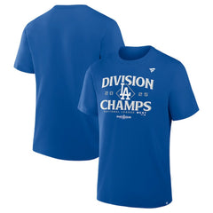Los Angeles Dodgers Fanatics 2025 NL West Division Champions Locker Room T-Shirt - MLB T-shirts