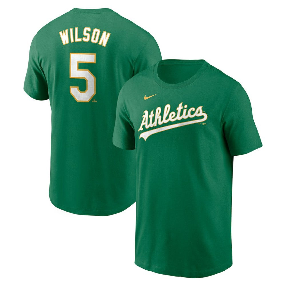 Jacob Wilson Athletics Nike Fuse Name & Number T-Shirt - MLB T-shirts