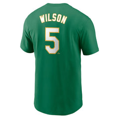 Jacob Wilson Athletics Nike Fuse Name & Number T-Shirt - MLB T-shirts