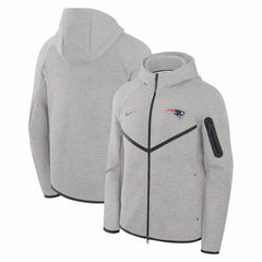 New England Patriots Tech Fleece Raglan Full-Zip Windrunner Hoodie | NFL Online