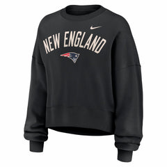 New England Patriots Women's Oversized High Hip Legacy Arch Phoenix Fleece Sweatshirt | NFL On sale