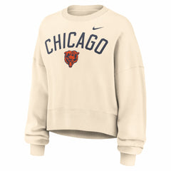 Chicago Bears Women's Oversized High Hip Legacy Arch Phoenix Fleece Sweatshirt | NFL US