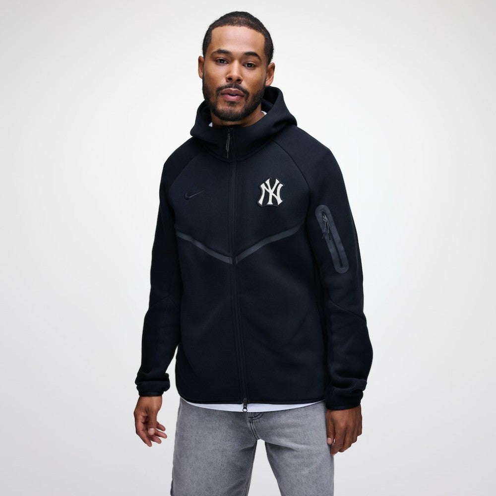 New York Yankees Nike Tech Fleece Raglan Full-Zip Windrunner Hoodie - MLB Hoodies