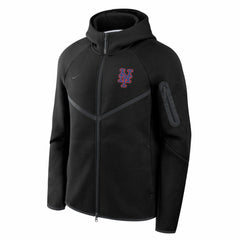 New York Mets Nike Tech Fleece Raglan Full-Zip Windrunner Hoodie - MLB Hoodies