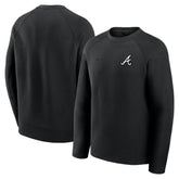 Atlanta Braves Nike Tech Fleece Raglan Sweatshirt - MLB Sweatshirts
