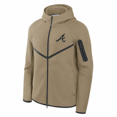 Atlanta Braves Nike Tech Fleece Raglan Full-Zip Windrunner Hoodie - MLB Hoodies
