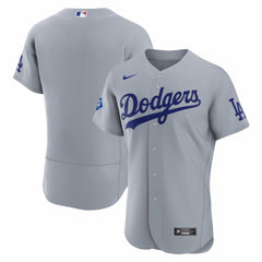 Los Angeles Dodgers Nike Road Sponsor Patch Authentic Jersey - MLB Jerseys