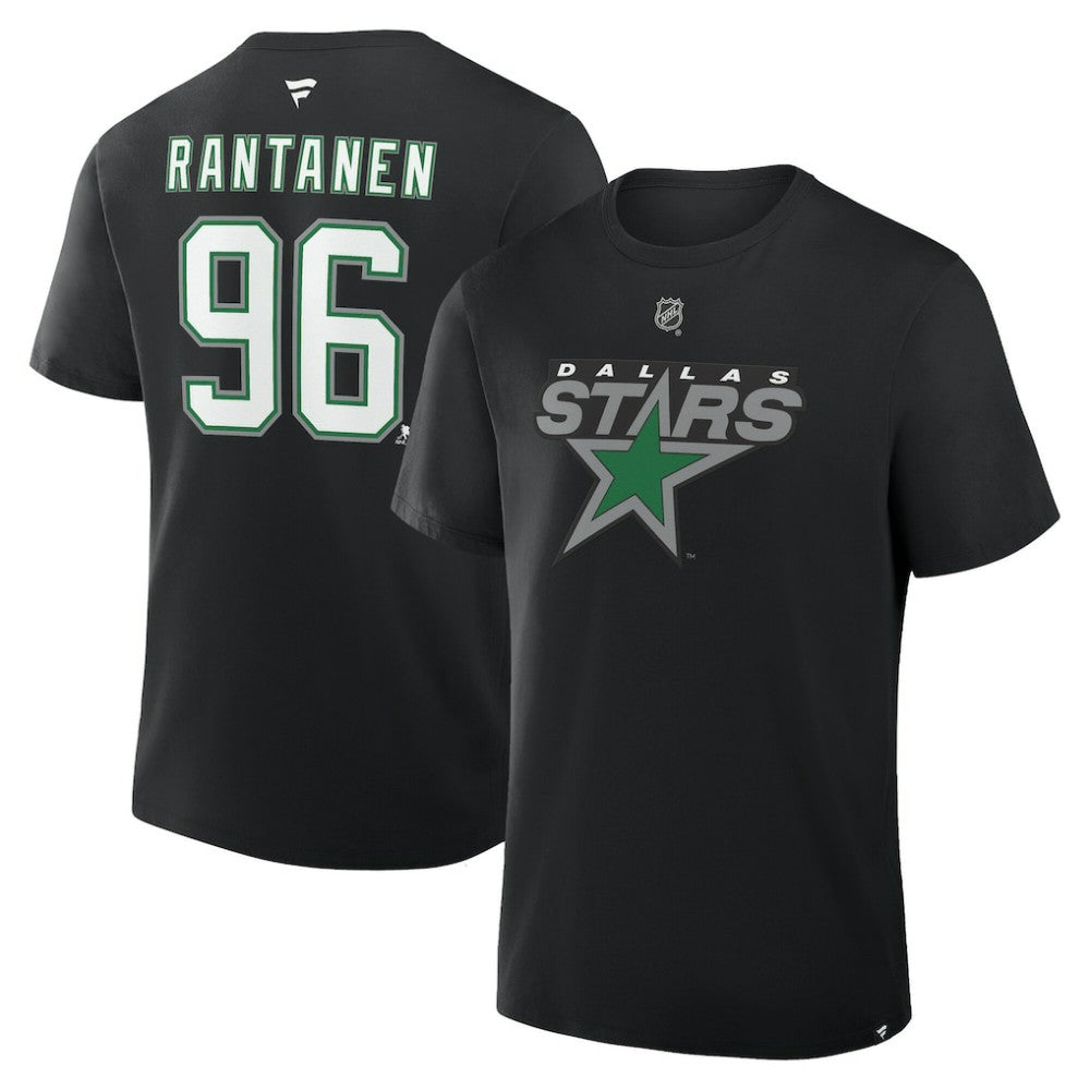 Mikko Rantanen Dallas Stars Fanatics Authentic Stack Name & Number T-Shirt - NHL T-shirts