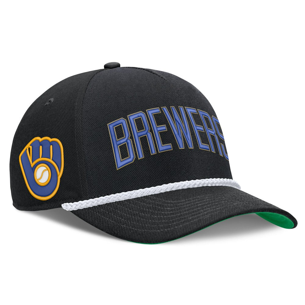 Milwaukee Brewers Nike Cooperstown Collection Rise Adjustable Hat - MLB Hats