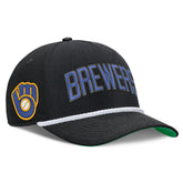 Milwaukee Brewers Nike Cooperstown Collection Rise Adjustable Hat - MLB Hats