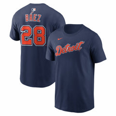 Javier Báez Detroit Tigers Nike Alternate Name & Number T-Shirt - MLB T-shirts