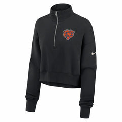 Chicago Bears Women's Legacy Phoenix Fleece Cropped Half-Zip Sweatshirt | NFL Sale