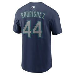 Julio Rodríguez Seattle Mariners Nike 50th Season Name & Number T-Shirt - MLB T-shirts