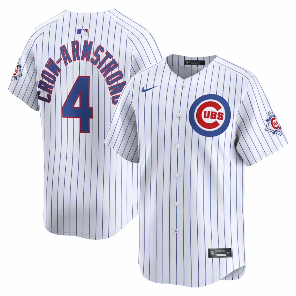 Pete Crow-Armstrong Chicago Cubs Nike 150th Anniversary Limited Jersey - MLB Jerseys