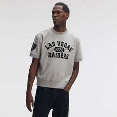 Las Vegas Raiders IconicFleece Short Sleeve Sweatshirt | NFL Online