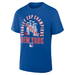 New York Rangers Fanatics 4x Stanley Cup Champions T-Shirt - NHL T-shirts